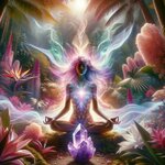 Aurabrushing with crystals &amp; personalized mantra/song/talk/whispers